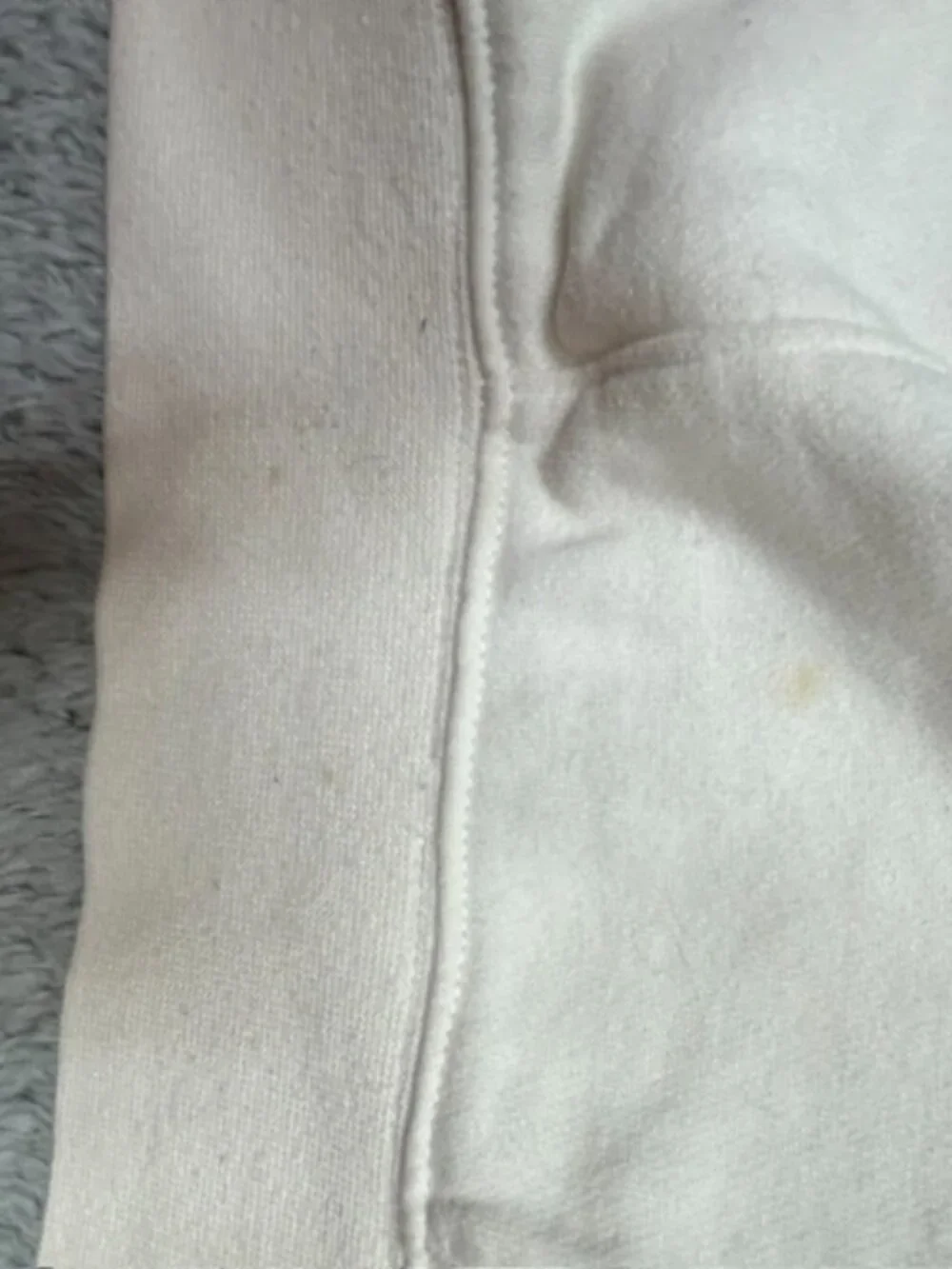 Nike Air Hoodie Women's M White Gray Fleece Center Swoosh Oversized DD5417 SPOTS